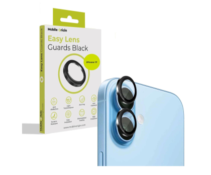 Szkło i folia ochronna Mobile Origin Easy Lens Guards do iPhone 17 black FRL-LSG-i17-BLK